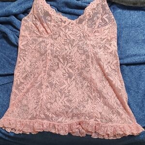 Lace Chemise in Pink